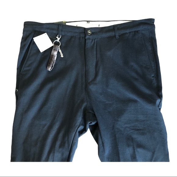 🌸2/$30🌸 Men’s Zara Skinny Ankle Carrot Fit Navy Pant Size 38 - Picture 6 of 6